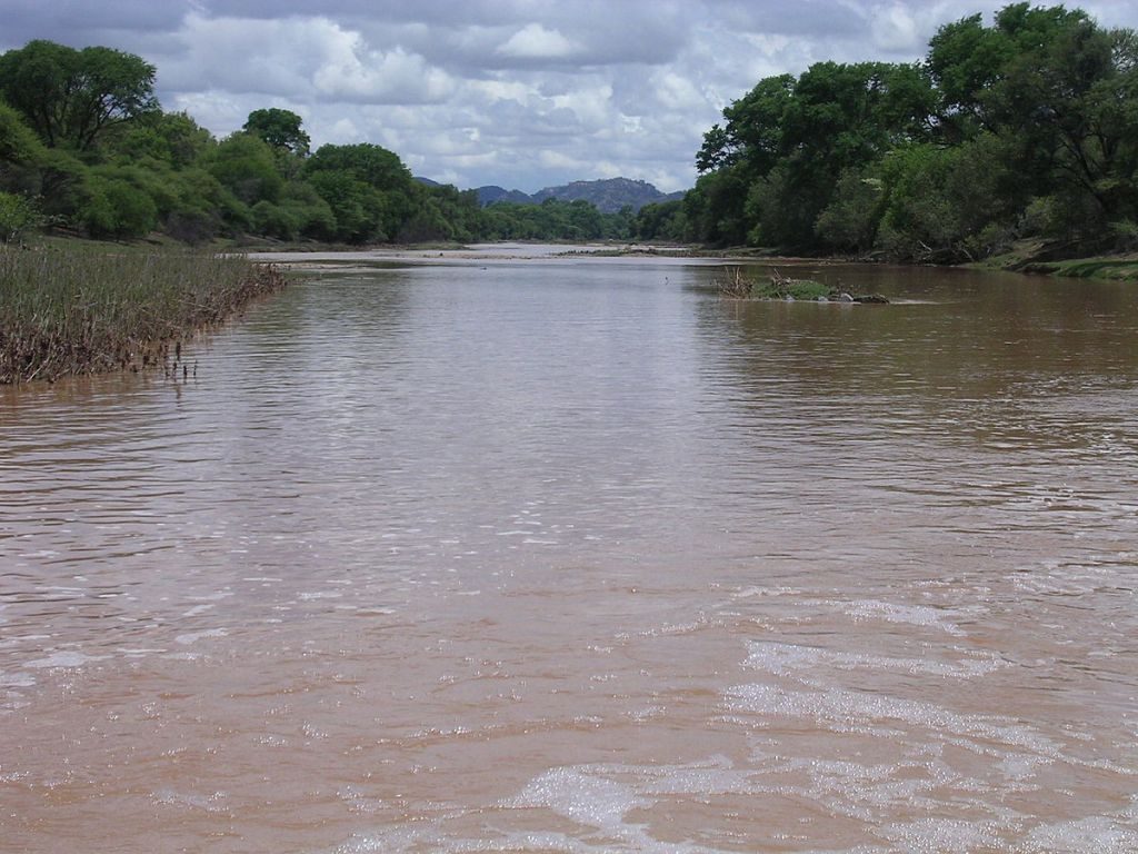 Rwizi river, which partly forms the Rwizi track in Lake Mburo National Park.