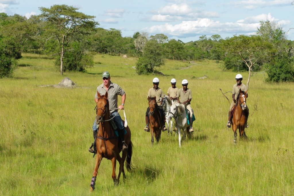Horse riding in Lake Mburo National Park