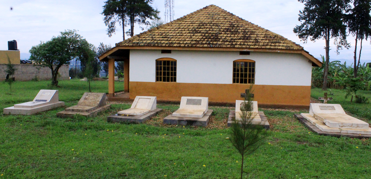 Newly rennovated Nkokonjeru tombs, in Mbarara, western Uganda